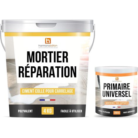 Harmony Kit Ciment colle - Kit 2 m² + Prim granité - Harmony Béton (1/3)