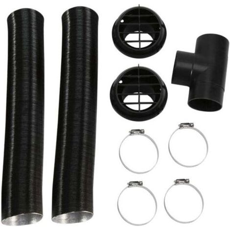BARKBUSTERS Conduit de Tuyau Chauffage Automatique Voiture 60Mm T Pièce Pinces Sortie D'Air Chaud Ensemble pour Stationnement (1/4)