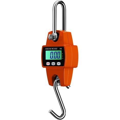 1 Pièce - Balance Suspendue - Crochet De Pesage - Capacité 300 Kg - Pour Chantier Et Industrie - Rouge Orangé (1/5)