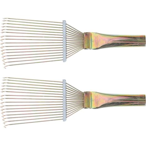 2-Piece Durable Horse and Livestock Grooming Brush Set for Removing Pet Hair - Practical Grooming Brush for Horses, Cows, and Sheep (1/5)