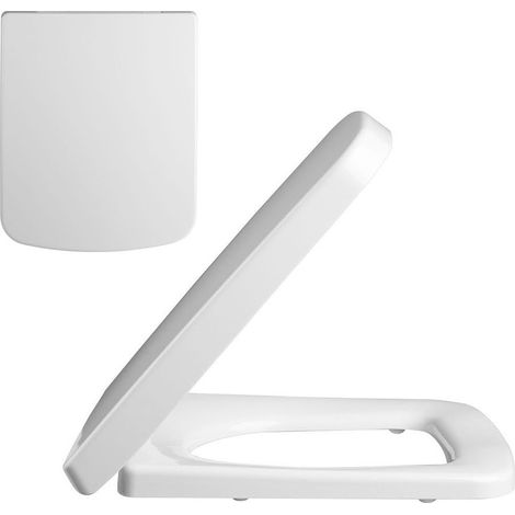 Nuie Square Quick Release Soft Close Toilet Seat- NCH198