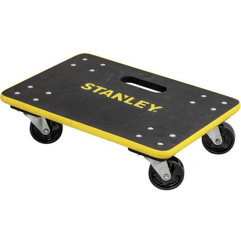 Stanley – Chariot plateforme plastique SXWTMS572 – Charge max 200 kg – Dimensions 450x300 mm – Pour espaces confinés et chantiers humides