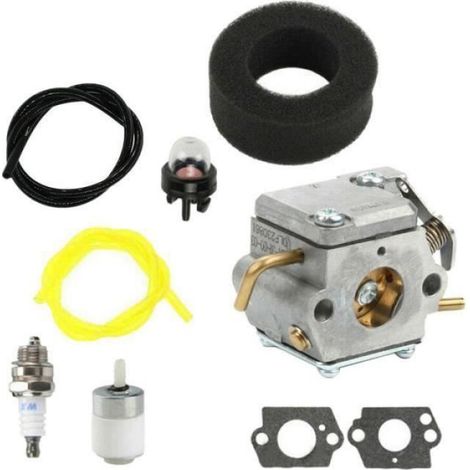 Carburateur de Remplacement - C1Q-P22C - Pour Taille-Haies à Moteur Thermique - Compatible Zama 753-04338 7922-10629A Ryobi 790R Bolens BL100 BL150 BL250 BL410 - Pièce Unique (1/4)