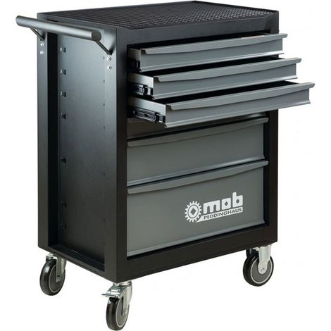 Mob Outillage – Servante d'atelier roulante 6 tiroirs avec 57 outils – Capacité de charge 850 kg – Dimensions 100x50x85 cm – 9523057601 (1/3)