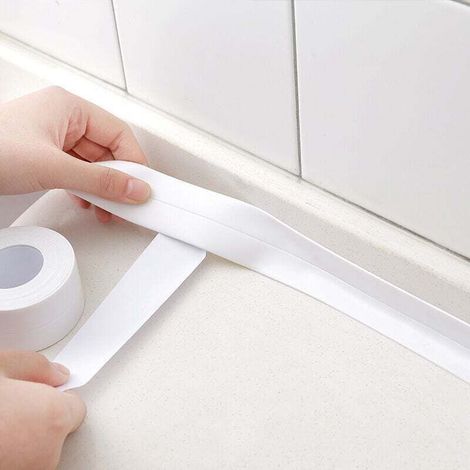 Dichtungsleiste für Badewanne und Wand, 38 mm x 3,2 m