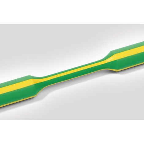 Hellermann tyton guaina termorestringente giallo-verde fino a 3:1 319-02407