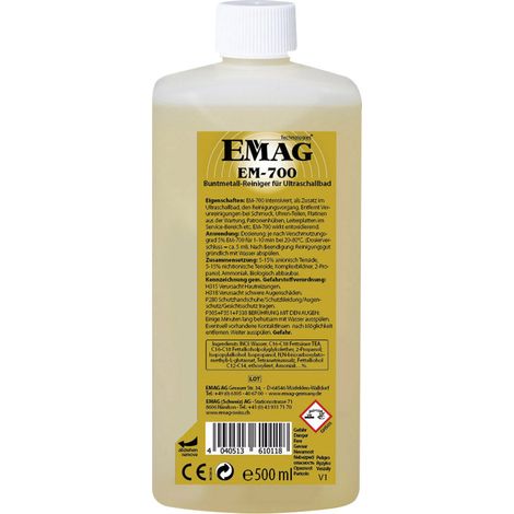 Emag EM700 Reinigungskonzentrat Buntmetalle 500 ml