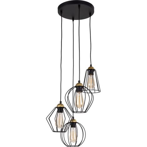 Lámpara colgante Galaxy de latón 2713 TK Lighting