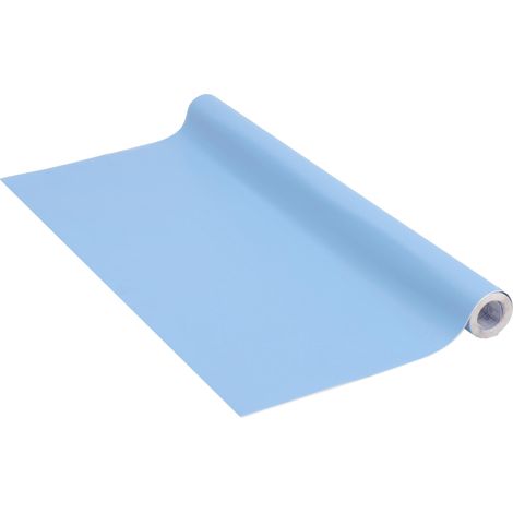 Venilia Klebefolie Unimatt karibikblau 67,5 cm x 200 cm Pellicole opache in tinta unita Caraibes, adesivo, decorativo, foglio autoadesivo, PVC, senza ftalati, 2 m, spessore 0,16mm, 53320, 67,5 cm x 2m
