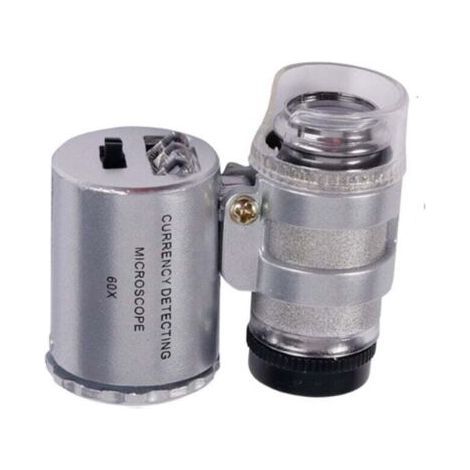 60X Mini LED Illuminated Jeweler's Magnifier (1/4)