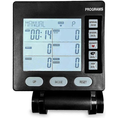 Compteur de vitesse pour rameur/machine à ski avec rétroéclairage. montre électronique