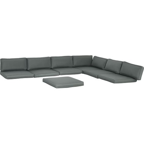 15-piece Dining Set Cushions - Black (1/5)