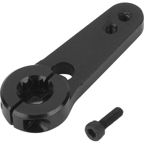 Servo Bras 44mm 15T en Alliage d'Aluminium pour Camion HSP 1/5 - Noir (1/5)