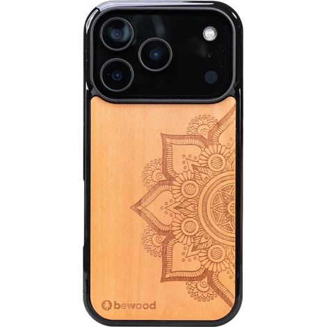 Custodia in legno Bewood per iPhone 17 Pro con mandala a forma di melo. (1/5)