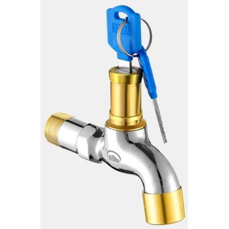 Robinet Antivol Extérieur - Sparkler - Clé en Cuivre - Anti-Casse - Anti-Fuite (1/5)