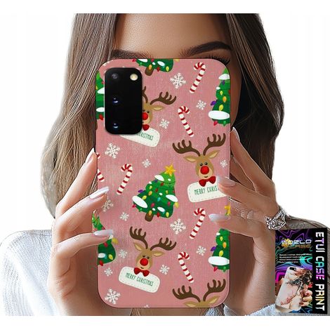 Custodia per Samsung Galaxy S20 - Motivo natalizio con renne e albero di Natale (1/5)