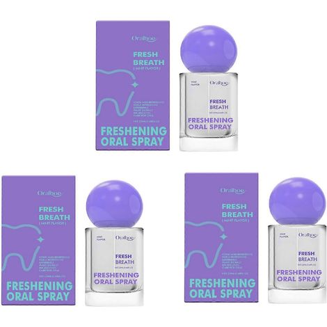 Spray buccal 3x Probiotiques pour une haleine fraîche et un traitement contre la mauvaise haleine, pour hommes et femmes (1/4)