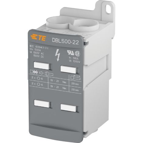 Te connectivity 1SNL850001R0000 Bloc de distribution d'alimentation 500A