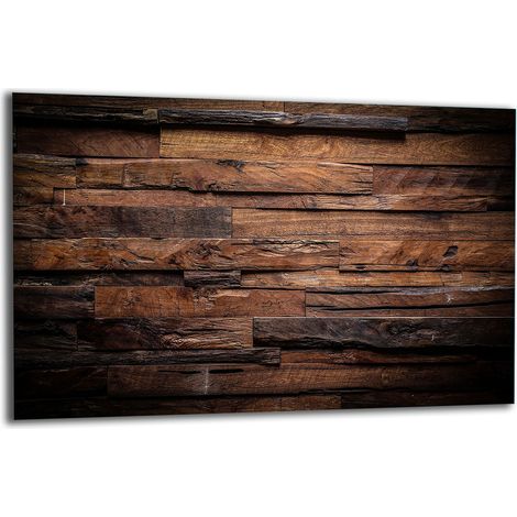PLAQUE DE PROTECTION EN VERRE POUR POÊLE 80x52 BOIS (1/5)