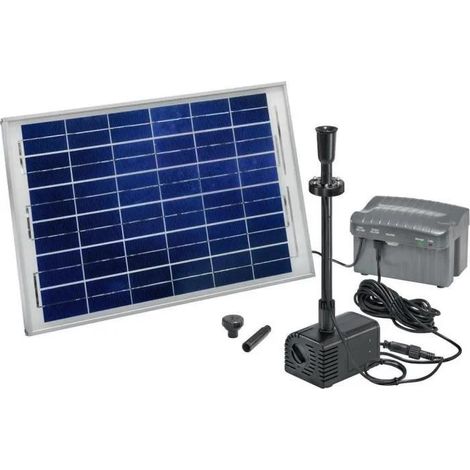 esotec Siena Plus bomba solar con batería y iluminación