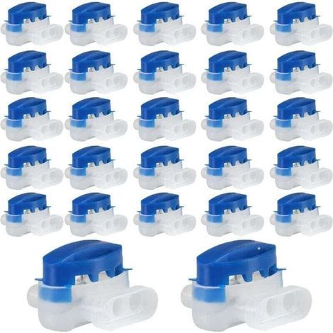 40 Pcs Connecteurs Cable Robot Tondeuse Remplis De Gel Résine Original, Connecteurs Étanche 314 Pour Connecteurs Robot Tondeuse Automower- Étanches, Sûrs, Dénudage Inutile (1/4)