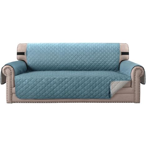 Funda para sofá con diseño de celosía de diamante, funda impermeable con reposabrazos para proteger su sofá.