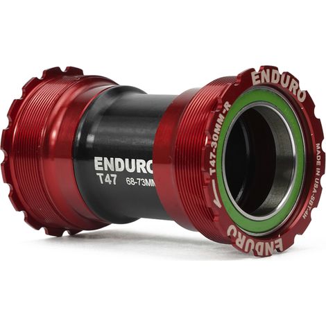 1 T47 Internal Bottom Bracket To 30mm (narrow) - A/c Ss - Red