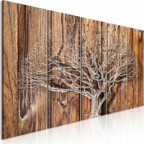 Tableau arbre chronique étroit - 225 x 90 cm (1/4)