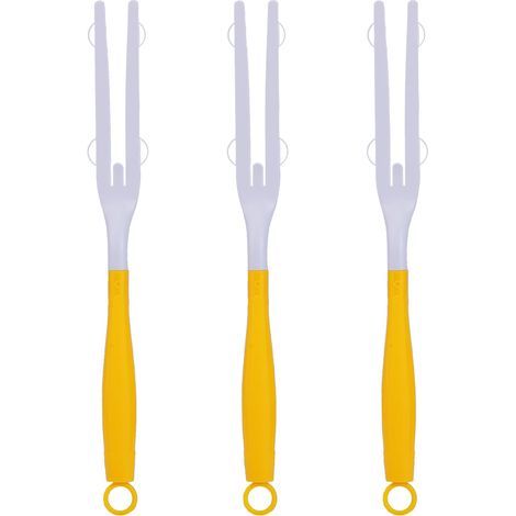 3pcs Manche Plumeau, Amovibles Manche de Rechange de Plumeau Duster Handle Plastique Rallonges Balai Baguette pour Un Nettoyage Faci (1/4)