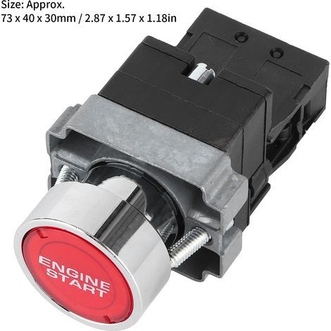 12V 10A LED-Zündschalter, Ein-Tasten-Startknopf, Auto-Modifikationen