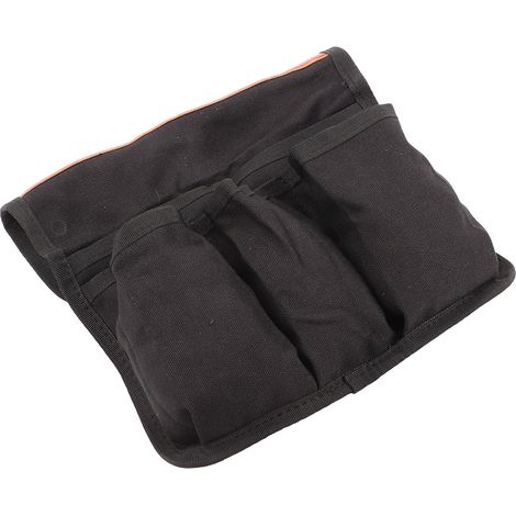 Poche de rangement multifonction pour chaise, sac organisateur côté chaise pour camping et plage, noir
