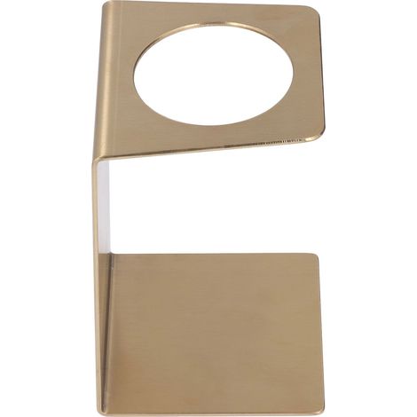 Kaffeefilterständer, klein, leicht, robust, aus Metall, wiederverwendbar, für Pour-Over-Kaffee, geeignet für Cafés und Haushalte, Gold (1/5)