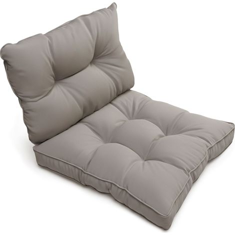 Outdoor Loungekissen Flair, 50x40cm, 50x50cm, Graphitgrau