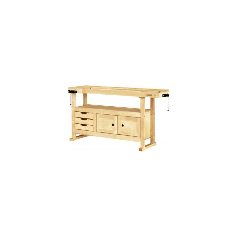 Werkbank outifrance 1,5 m mit Stauraum 54 kg