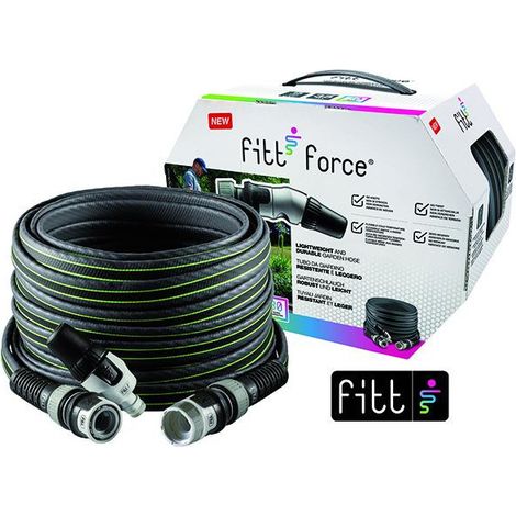 FITT 1006824 Tubo per Irrigazione con Lancia 15 m 1-2 pollice colore Grigio (1/3)