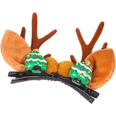 Cornes De Renne - Pinces À Cheveux Festives Pour Noël - Convient Adultes Et Enfants - 1 Pièce (1/5)