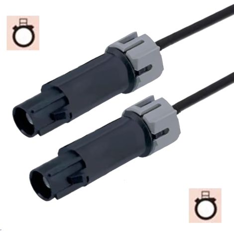 Fakra A Kabelstecker wasserdicht RG174 3m (1/5)
