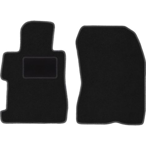 Alfombrillas delanteras negras para: Honda Civic VIII 4D sedán (2006-2011)