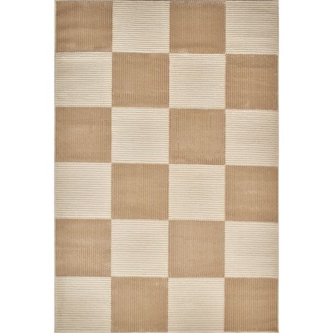 Tapis tissé Intérieur Bianca Géométrique - 80 x 150 cm (1/4)