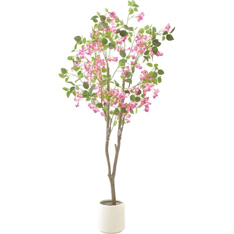 Buganvilla artificial, elegante decoración para interiores y exteriores, no requiere mantenimiento, 150 cm. (1/2)
