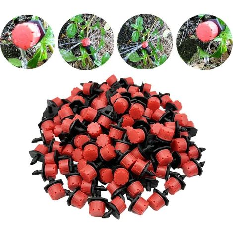 (50 pièces) Buse d'arrosage de jardin, goutteur réglable, arroseur micro-goutte pour balcon, cour ou serre