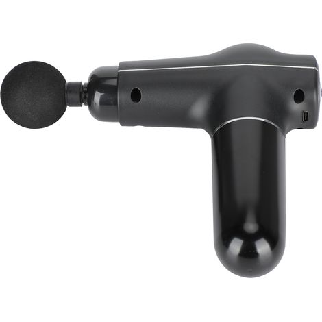 Stimulateur Musculaire Portable 3 Vitesses pour Détente Corporelle - Finition Métal Noir Verni UV