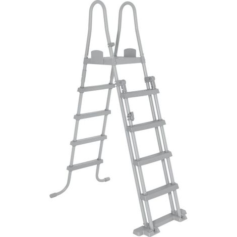 Bestway Échelle sécurisée pour piscine hors-sol jusqu'à hauteur 132 cm - 2 x 4 marches
