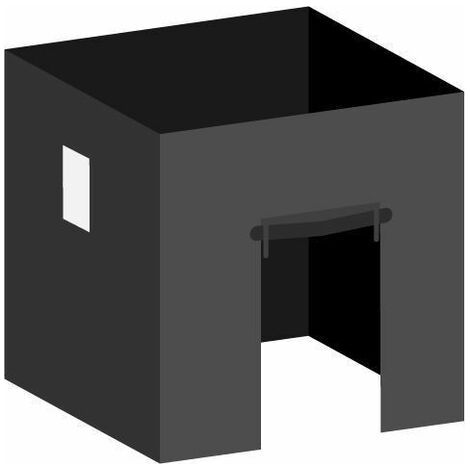 Packs Laterales Carpas Plegables - Pack 4 Laterales para Carpas 2x2 Eco 2L1V1P - Negro