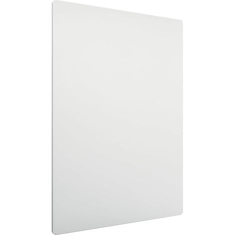 Tableau Blanc Effaçable Portable avec Fixation Murale Magnétique & Design Modulable Sans Cadre, 600 x 450 mm, Blanc, 1915656 (1/5)
