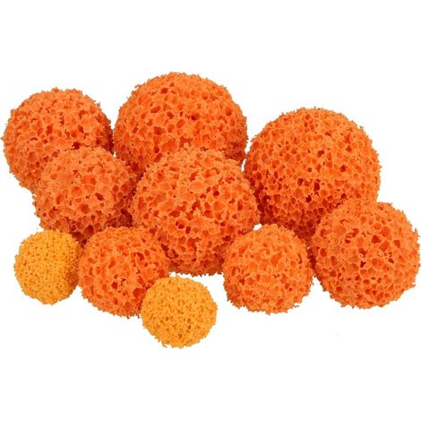 Le Sanitaire – Balles de nettoyage BCG – Lot de 10 pièces – Pour élimination résiduelle dans tuyauterie – Dimensions 20 à 40 mm
