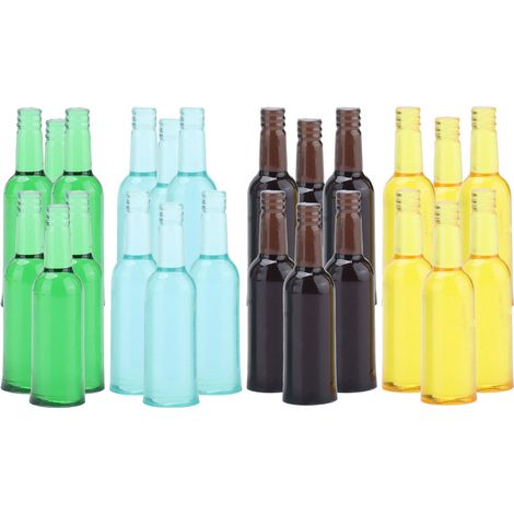 Mini verre à bière pour maison de poupée, bouteille de vin miniature, accessoires jouets de simulation (1/5)