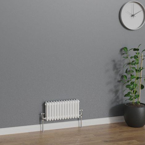 WarmeHaus Traditional Radiator White Triple Column 300x607mm (1/5)
