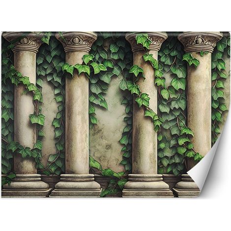 Fototapete Säulen und grüne Blätter 100x70 cm (1/5)