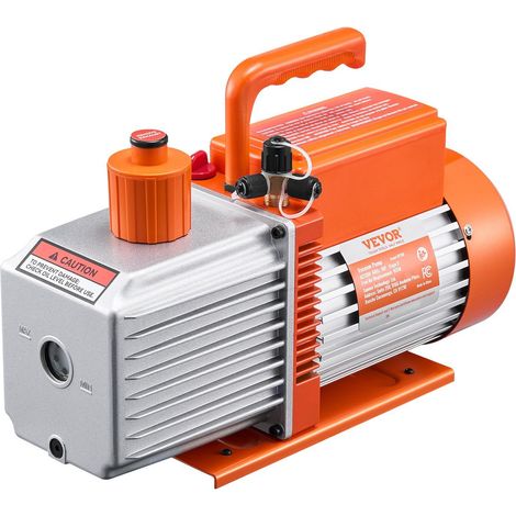 Pompe à vide 254 L/min 9 CFM pour climatisation automobile R134a R22 R410a avec huile, idéale pour entretien et dégazage. (1/5)